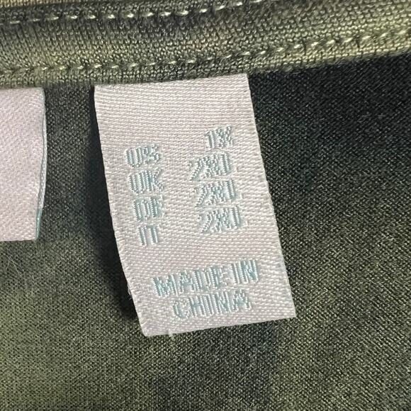 LOGO Lounge Womens 1X Tie Dye Artsy Boho Eclectic Grunge Leisure Tunic Top - Picture 7 of 12